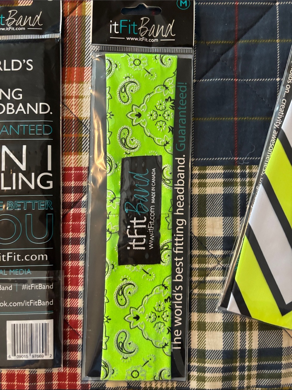 Running headbands - bundle of three - Picture 2 of 4